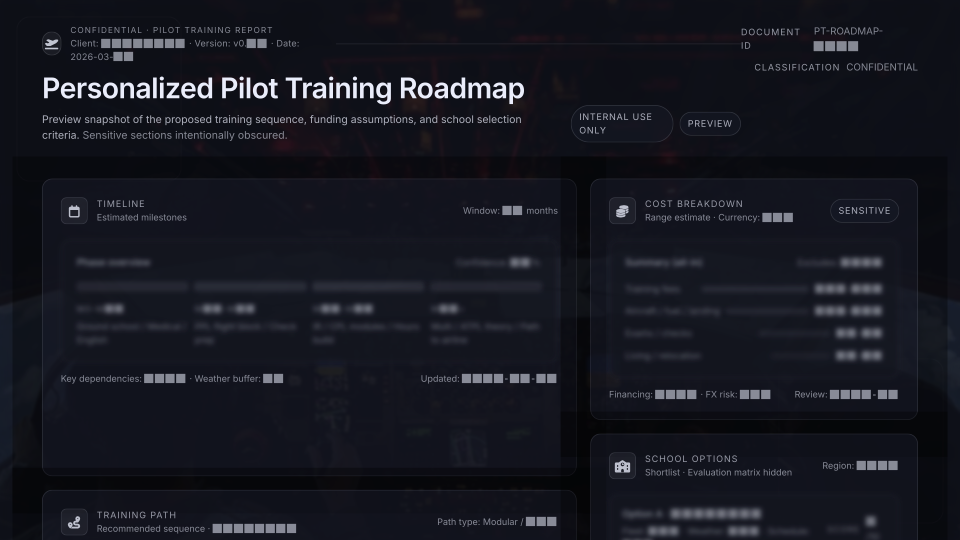 pilot consultation report